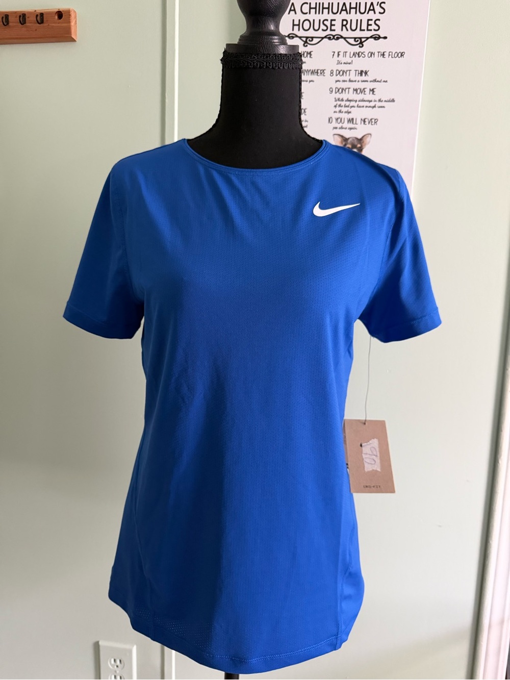 Nike Women’s Short-Sleeve Athletic Tee - Royal Blue. Size M